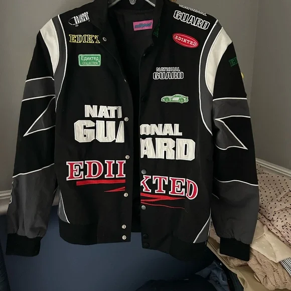 Edikted Oversized Racing Jacket Women’s XS - Picture 4 of 5